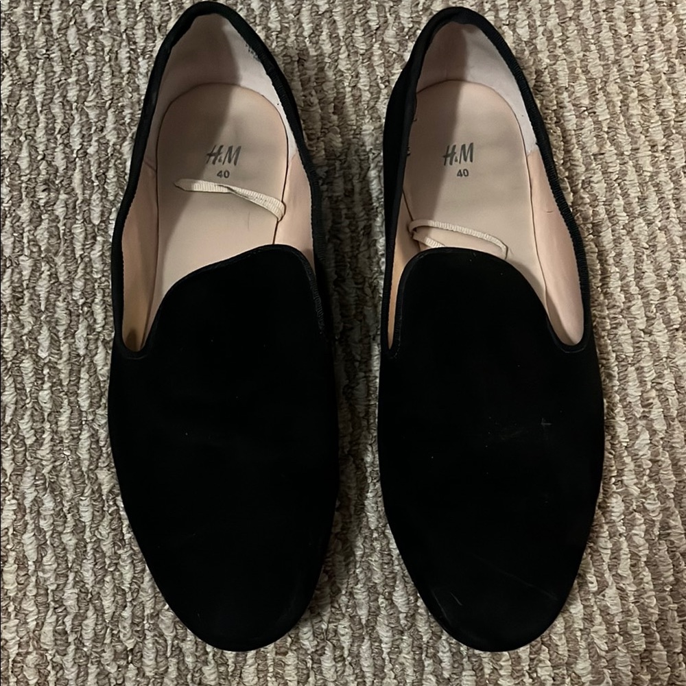 H&M Black flats size 8.5 womens